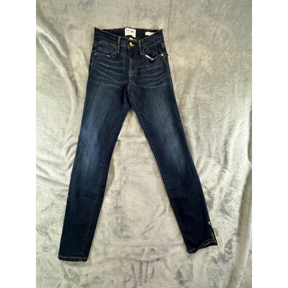 Frame womens pants 26 Le High Skinny blue denim jeans